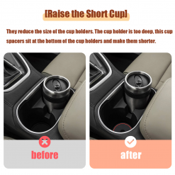 thumbnail image 2 of CAR CENTER CONSOLE Cup Holder Insert Divider Replacement Kit For Subaru 2 of 14